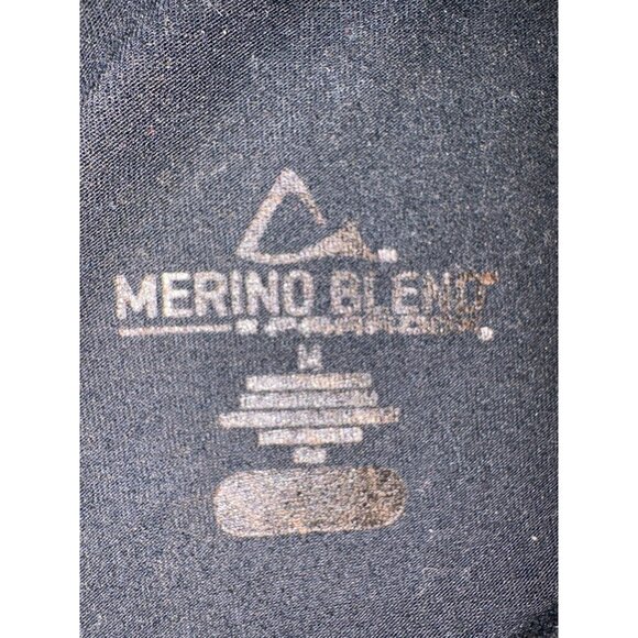 Paradox Men's Black/Red Merino Blend Long Sleeve 1/4 Zip Base Layer Pullover Siz - Picture 3 of 8